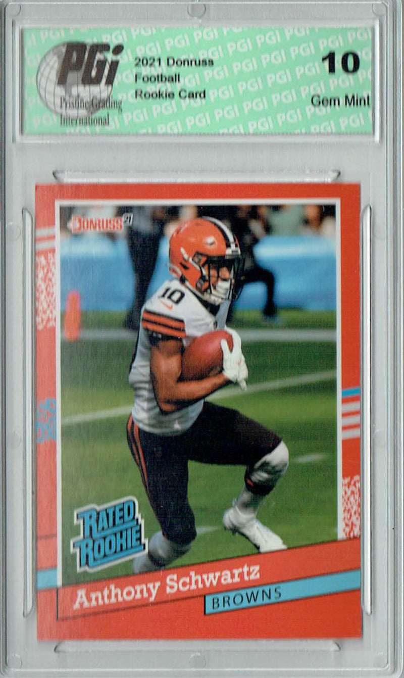 Anthony Schwartz 2021 Panini Instant #BW27 1/2231 Rated Rookie Card PGI 10