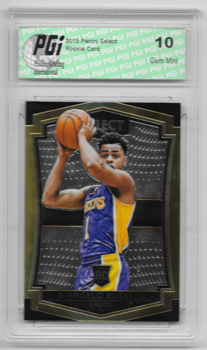 D'Angelo Russell 2015 Panini Select Rookie Card #162 PGI 10 Warriors