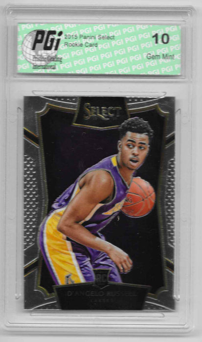 D'Angelo Russell 2015 Panini Select Rookie Card #62 PGI 10 Warriors
