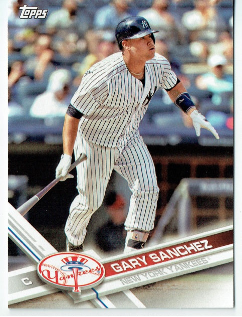 Gary Sanchez 2017 Topps Baseball 25 Card Lot New York Yankees #NYY-13