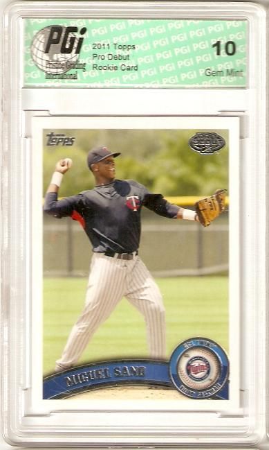 Miguel Sano 2011 Topps Pro Debut Rookie Card PGI 10