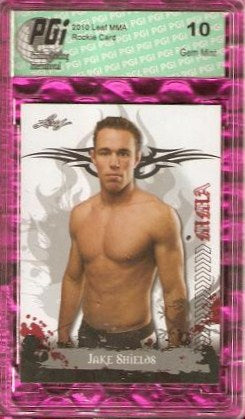 Jake Shields 2010 Leaf MMA UFC Razor Rookie Card PGI 10