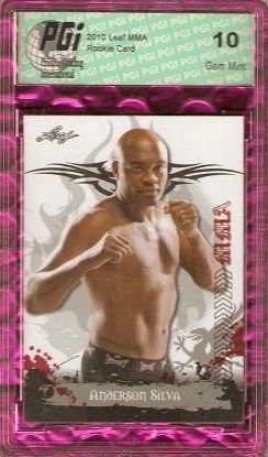 Anderson Silva 2010 Leaf MMA UFC Rookie Card PGI 10
