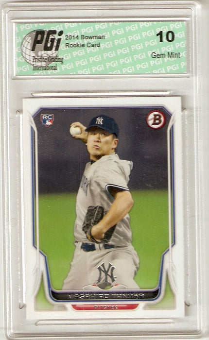 Masahiro Tanaka 2014 Bowman #88 New York Yankees Rookie Card PGI 10