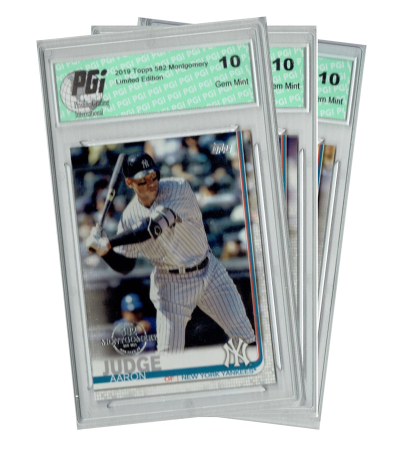 Luis Urias 2019 Topps 582 Montgomery #192 Rookie Card PGI 10