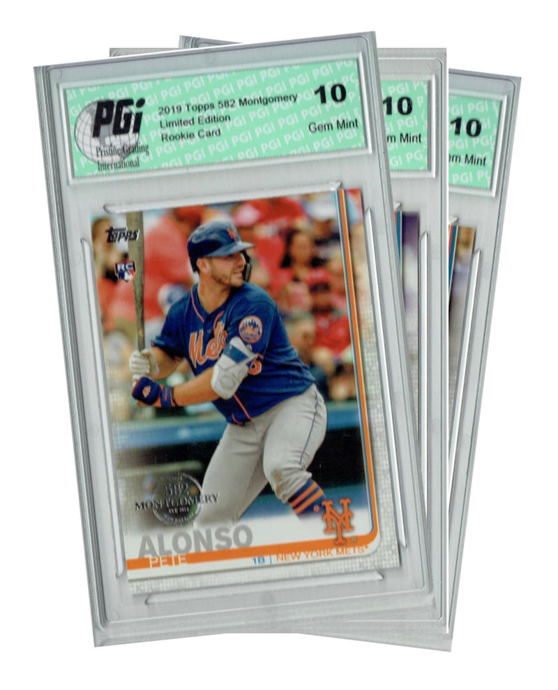 Fernando Tatis Jr. 2019 Topps 582 Montgomery #410 Rookie Card PGI 10