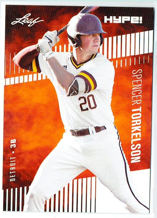 Spencer Torkelson 2020 Leaf HYPE! #41 Only 5000 Made 25-Card Rookie Lot