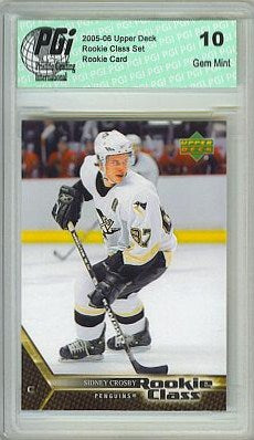 Sidney Crosby 2005 Upper Deck Rookie Class #1 Penguins Rookie Card PGI 10