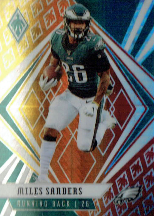 Miles Sanders 2020 Phoenix #75 Fanatics Fire Burst 50-Card Lot NFL