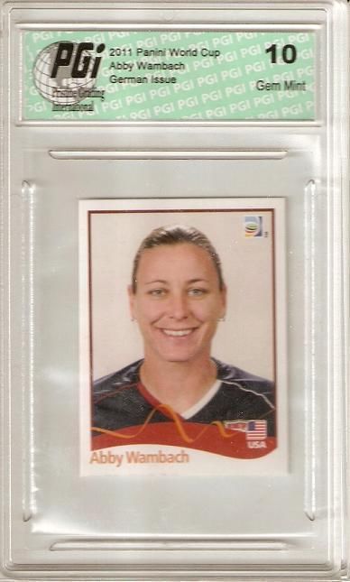 Abby Wambach 2011 Panini German Issue World Cup USA Card PGI 10