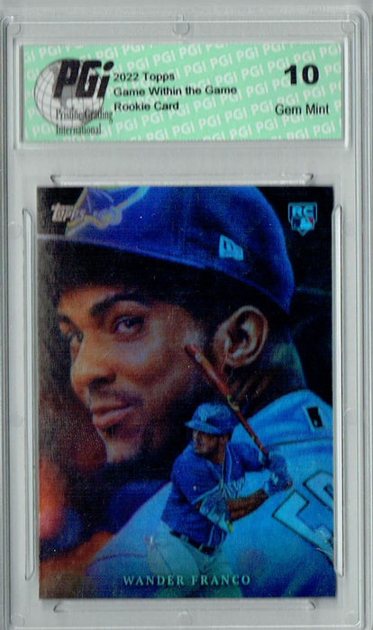 Wander Franco 2022 Topps G.W.T.G. #3 SP #71/99 Rookie Card PGI 10