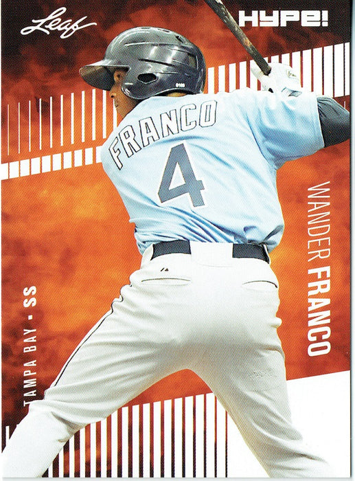 Wander Franco 2018 Leaf HYPE! Baseball Rookie 25 Card Lot Tampa Bay Rays #2A