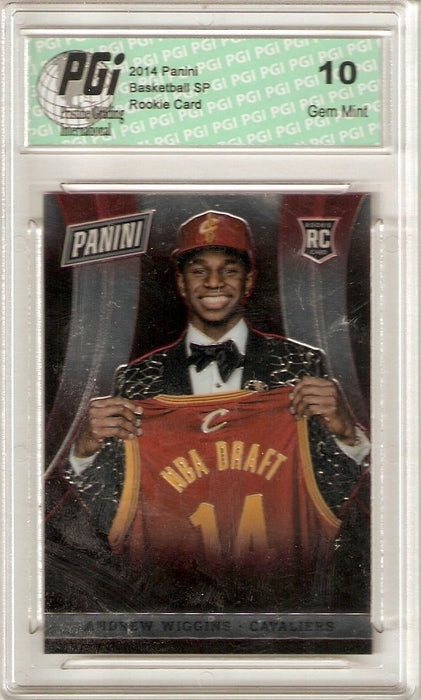 Andrew Wiggins 2014 Panini National Convention Only 200 Made Rookie Card PGI 10
