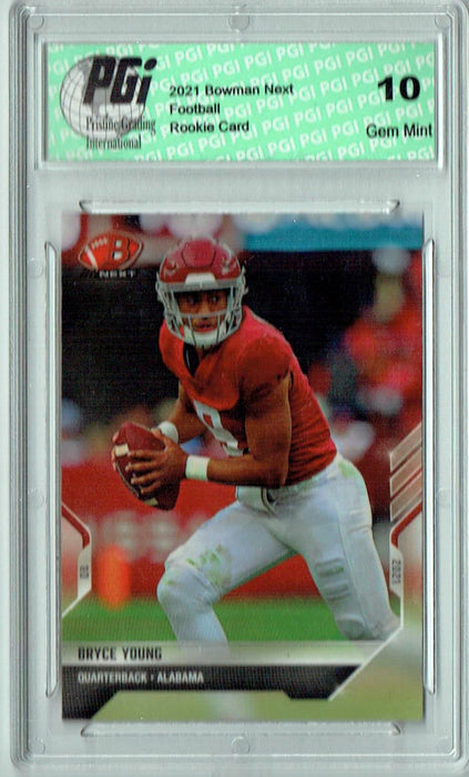 Bryce Young 2021 Bowman Next #3 Alabama Rookie Card Only 1901 Made PGI 10