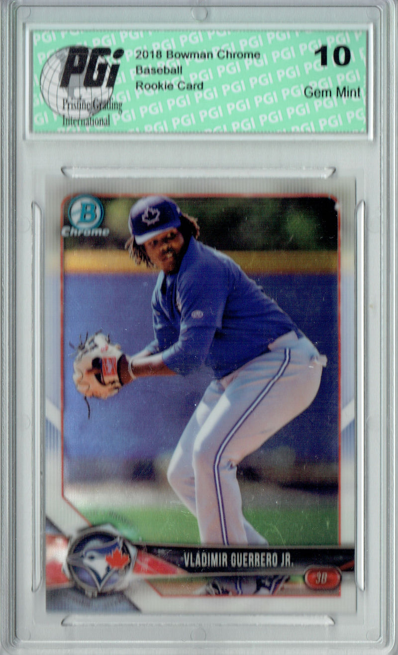 Vladimir Guerrero Jr. 2018 Bowman Chrome #BCP150 Rookie Card PGI 10