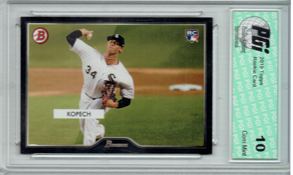 Michael Kopech 2019 Topps #23 55 Bowman SP 2500 Made Rookie Card PGI 10