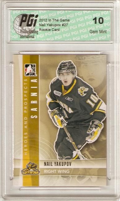 Nail Yakupov In the Game ITG Heroes Prospects #27 Rookie Card PGI 10