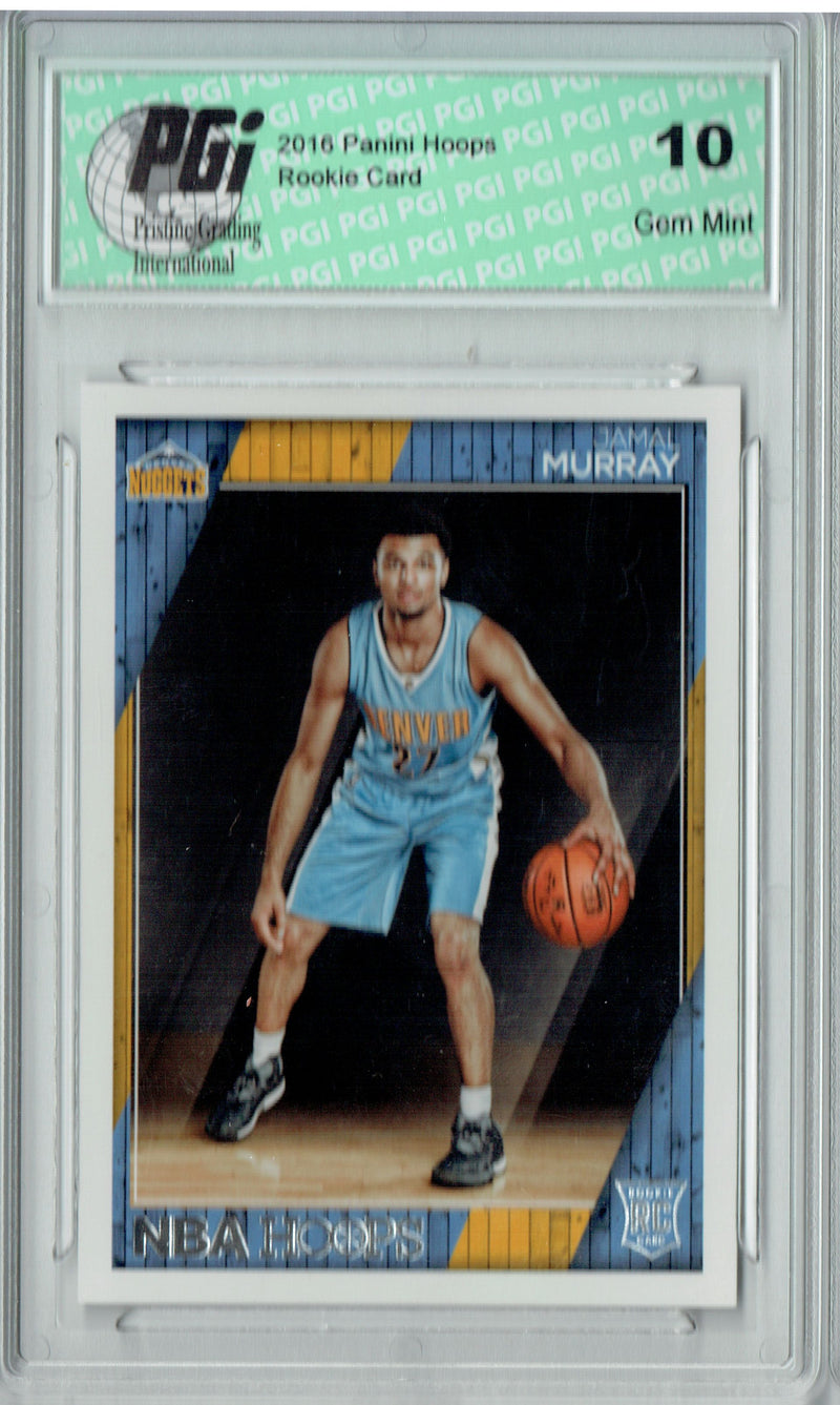 Jamal Murray 2016 NBA Hoops #267 Rookie Card PGI 10