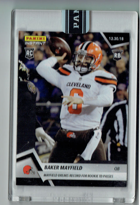 Baker Mayfield 2018 Panini Instant Black Masterpiece 1 of 1 Rookie Card #239